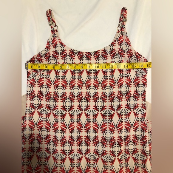 Cabi batik, size small, cream orange & black camisole dress - Picture 6 of 11